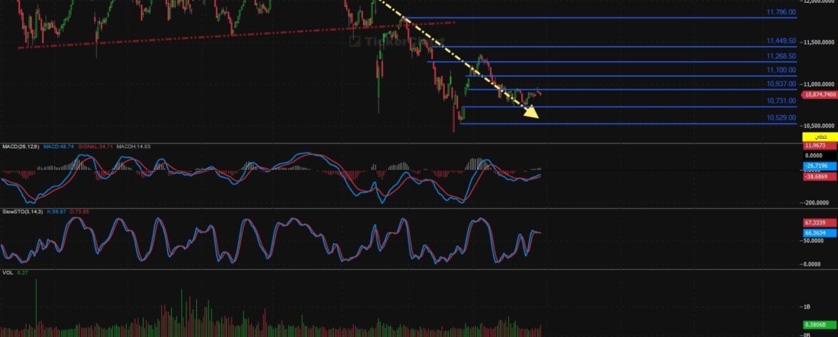 مؤشر افتتاح جلسة اليوم الاربعاء 27/8/2025